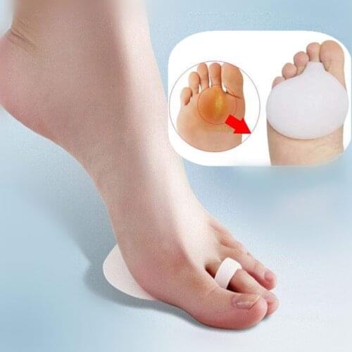2 Pc Silicone Gel Metatarsal Pads Forefoot Insoles Sore Ball Foot Care Tool Feet Pain Insoles Pads Cushion Forefoot Arch Support