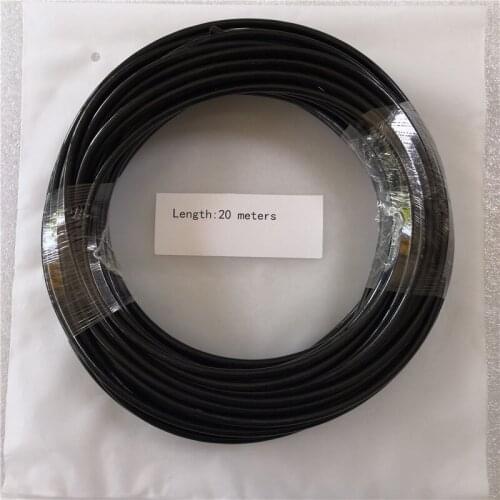 Diameter 5mm or 6mm Steel wire rope used for heavy lifting equipment,outer layer TPU, inner steel wire,length can be customized