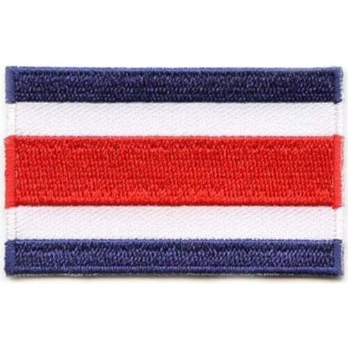 Stripe Embroidery Patches Made by Twill with Heat Cut Broder and Iron On Backing Welcome Client Design MOQ50pcs free shipping