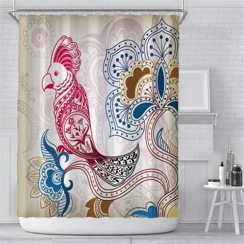 Shower Curtain Waterproof Polyester Bath Screen Curtains For Bathroom Decorations Nordic Dreamcatcher Printed