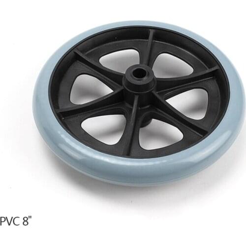 1 pair gray 8inch front wheels for manual wheelchair,caster wheels