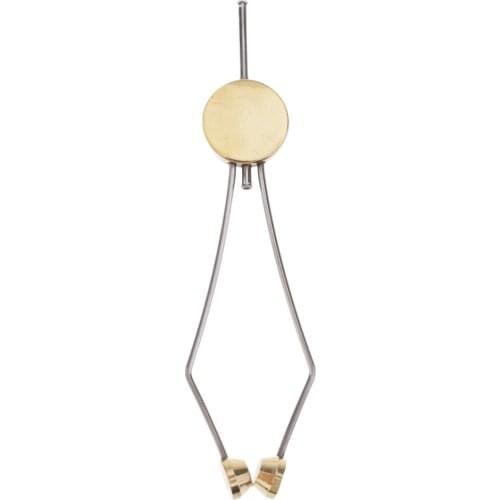 1 Pcs Stainless Steel Fly Tying Tools Disc Bobbin Holder - Ceramic Tip for Beginners