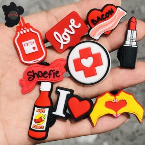 1PCS PVC Cute Word Fridge Magnetic Sticker Hot Sauce Peace And Love Shoefie Refrigerator Magnets Stationery Toys Souvenir Gifts