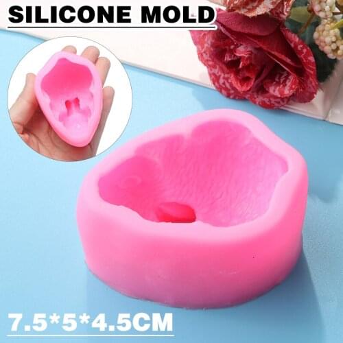3D Easter Rabbit Fondant Cake Mold Bunny Silicone Mould Dessert Candy Chocolate Molds Handmade DIY Craft Kitchen Accessories