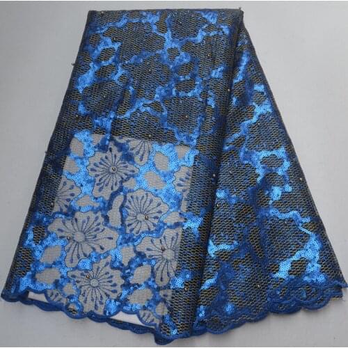 8 colors shining African sequins tulle lace fabric with beautiful embroidery gorgeous French net lace for party dress FLP171