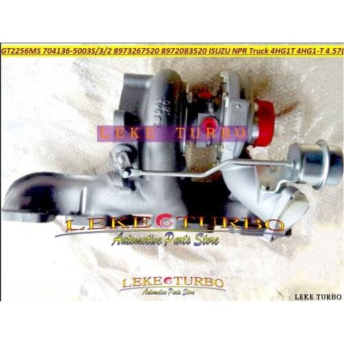 Free Ship GT2256MS 704136 704136-5003S 704136-0003 704136-0002 8973267520 Turbo For ISUZU NPR Ukrnian BOGDAN 4HG1T 4HG1 T 4.57L