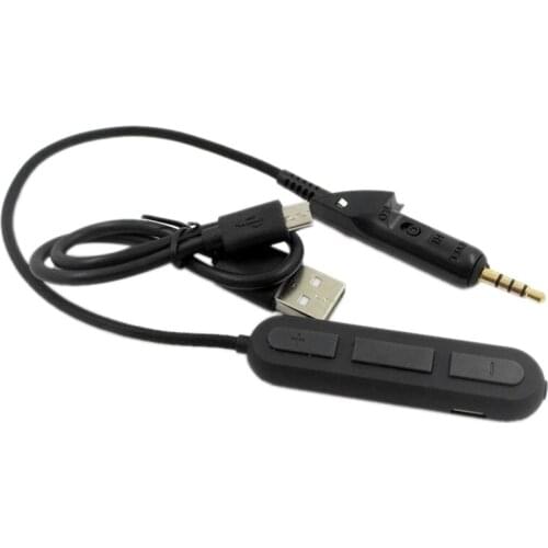 Wireless Bluetooth 5.0 Receiver Cable Audio Adapter Cord Replacement for QuietComfort QC15 Headphones