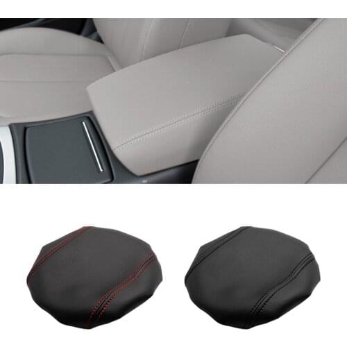 For Audi A6 2012 2013 2014 2015 2016 2017 2018 Microfiber Leather Car Center Control Armrest Box Protective Cover Trim