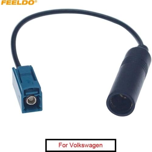 FEELDO 10Pcs Car Aftermarke Radion Antenna Wire Harness Plug For Volkswagen Male to Motorola Female Adapter#2019
