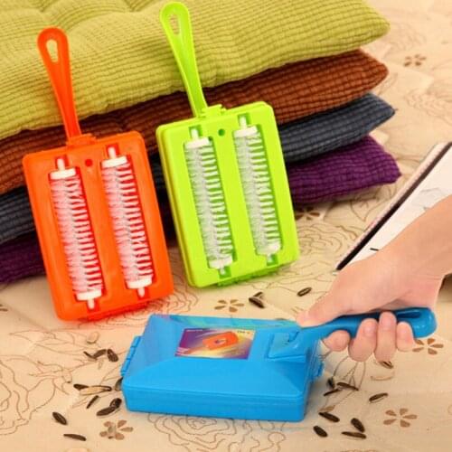 Bed Pet Hair Debris Brush Handheld Carpet Brush Crumb Dirt Fur Cleaner Roller Sweeper Home Cleaning Tools