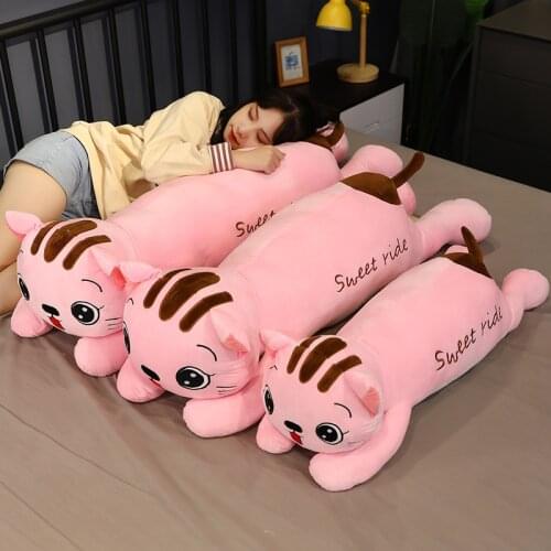 90cm Cartoon Animal Bear Unicorn Cat Pig Plush Toys Stuffed Soft Long Sleeping Pillow Dolls Children Birthday Gift