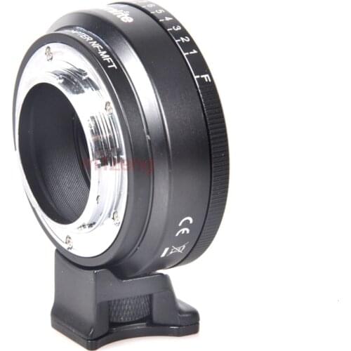 NF-MFT lens adapter ring with Aperture Dial for nikon G/D/F/AI/S lens to M4/3 Panasonic GX7 GH4 gh5 BMPCC E-M5 em1 em10 camera