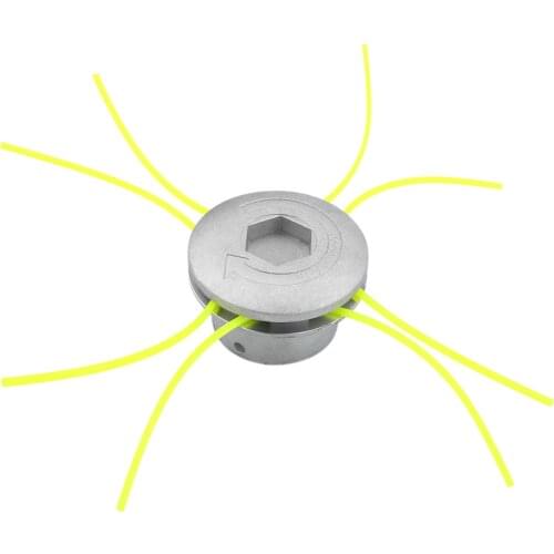 Universal Trimmer Head Aluminium Strimmer Head Trimmer Heads String Set Grass Brush Cutter Accessory Durable Strimmer Head