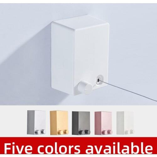 Retractable Clothesline For Apartment Balcony Indoor Extendable Wall Clothesline Folding Clothes Line Quilt Outdoor Laundry Rope