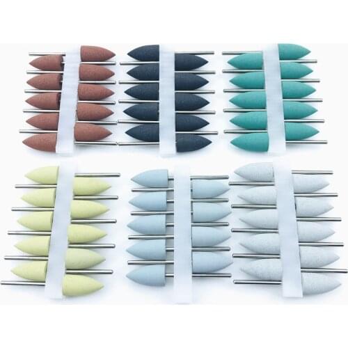 10pcs Dental silicone Rubber polishers for Teeth Whitening Teeth Polishing Jewelry Buffing resin burs 2.35mm