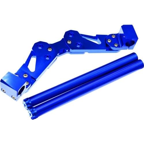 Aluminum Motorcycle Clip-On Adapter Plate Adjustable Steering Handlebar Separation Handlebar For Dirt Bike Racing Scooter Moped