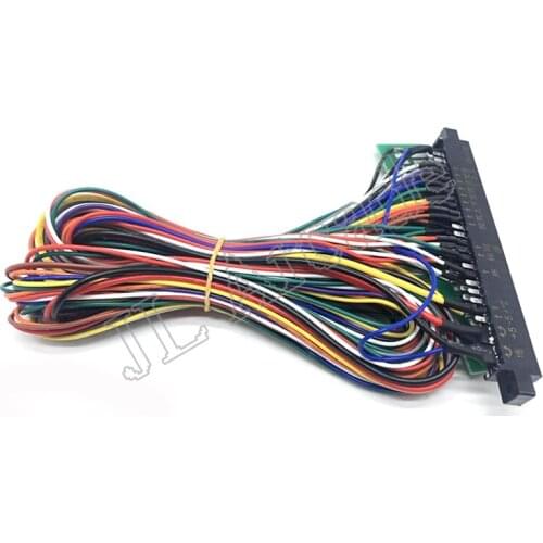 Arcade game machine 28pin JAMMA extension cable 50mm Jamma harness connectors Gold finger, for arcade game parts/Coin operator
