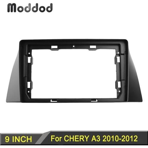 Car Radio Fascia for CHERY TIGGO 2004 9 INCH Stereo DVD Player Installation Surround Trim Panel Dash Kit Face Plate Audio Frame
