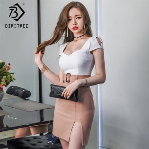 Короткие платья для женщин BIRDTREE TB China At AliExpress