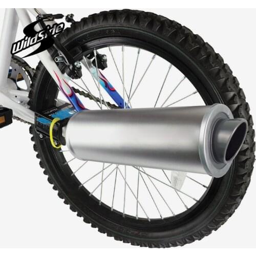 Kids Children Bicycle Bike Bell Exhaust System with BONUS MotoCard Refill 3-Pack Bicycle Horn Bmx Mtb Child Cycling Accessories