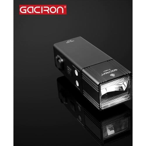 GACIRON Speed Bicycle Light 400Lumens Power Bank Waterproof USB Rechargeable Bike Light With Wire Switch Cycling Flashlight