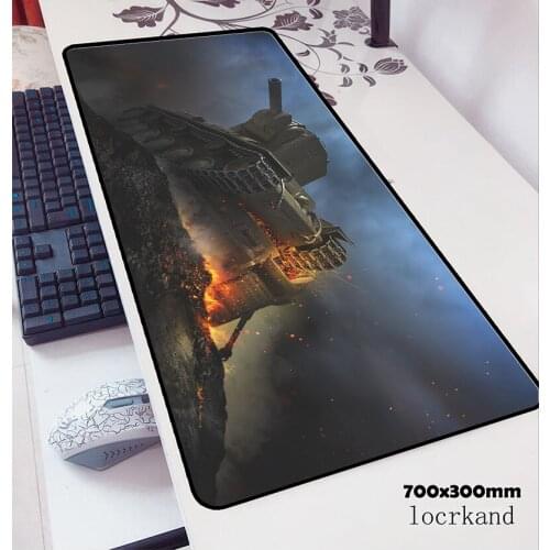 World of tanks mouse pad 70x30cm gaming mousepad anime Mass pattern office notbook desk mat cute padmouse games pc gamer mats