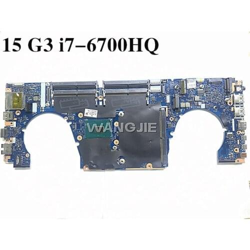 FOR HP ZBOOK 15 G3 Laptop Motherboard DDR4 With i7-6700HQ CPU 848219-601 848219-001 LA-C381P 100% Test work