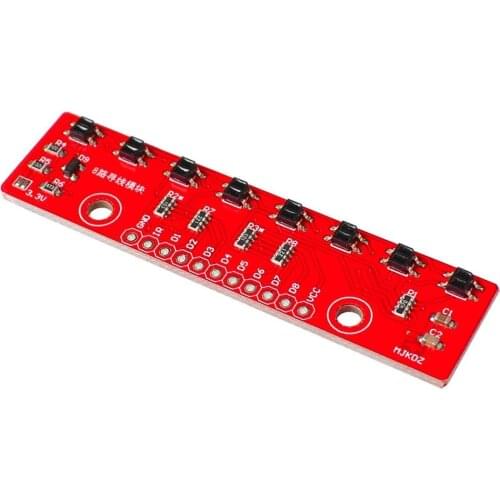 Tracking Module Infrared Detection Sensor Module DIY For Arduino 8-Channel Infrared Detector Hunt Module 8bit Sensor Module