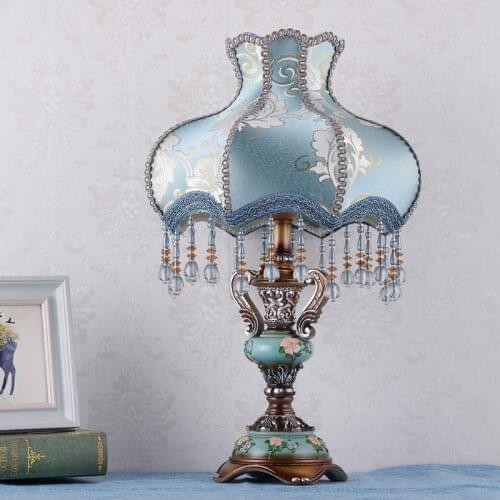 2020 Table Lamp European Warm Creative Luxury American Retro Simple Modern Night Light