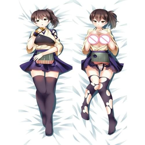Anime pillowcase Kantai Collection KanColle character sexy girl Kaga Dakimakura throw pillow cover case Hugging Body pillowcase