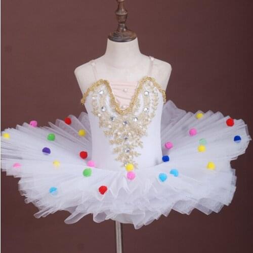 New childrens ballet skirt costumes little swan girls professional dance performance costumes tutu tutu skirt