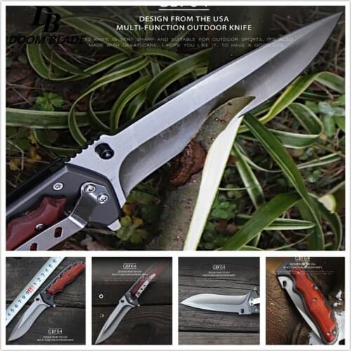 Knives 5Cr15MoV Blade Folding Knife Cs Go Wooden Handle Top Knifes Faca Tactical Hunting Survival Knives Camping Tool