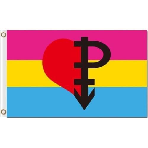 Panromantic Pride Flag 3x5 Feet Flag