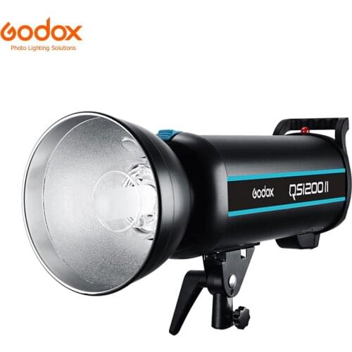 Godox QS1200II 1200Ws GN110 5600K Professional Studio Strobe with Built-in Godox 2.4G Wireless X System add X1T Transmitter