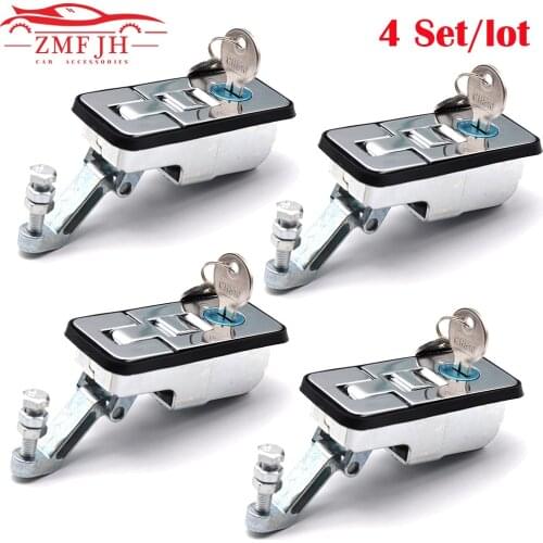 4Set Compression Lock Latch Handle for Toolbox Camper Trailer Truck Caravan Lock Canopies Motorhome Lock Suitcase Luggage Lock