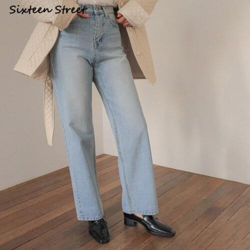 Baggy Jeans Women High Waisted Blue Washed Loose Straight Vintage Clothes Denim Trousers Ladies Y2K Aesthetic Fashion NEW 2021