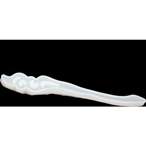 1pcs Hairpin UV Liquid Silicone Resin Mold Hair Stick Tools For DIY Jewelry Hair Clips Accessories Making