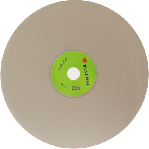 6" inch Grit 3000 Fine Diamond Grinding Disc Coated Flat Lap Disk Lapidary Tools ILOVETOOL
