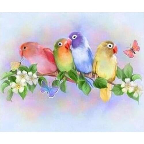 Embroidery Bird Cross Stitch Animal Diamond Painting Full Square 5D DIY Craft Art Hobby Wall Gift Home Decoration FC552