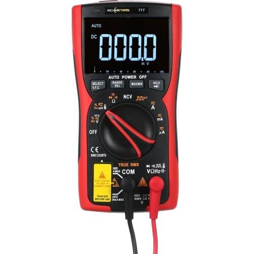 RICHMETERS RM777 Digital Multimeter 9999 Professional RMS Analog Tester Multimetro Capacitor NCV AC/DC Current Multimeter Tester