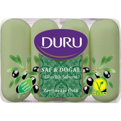 Duru Saf & Doğal Zeytinyağlı 4 Adet Güzellik Sabunu 280gr