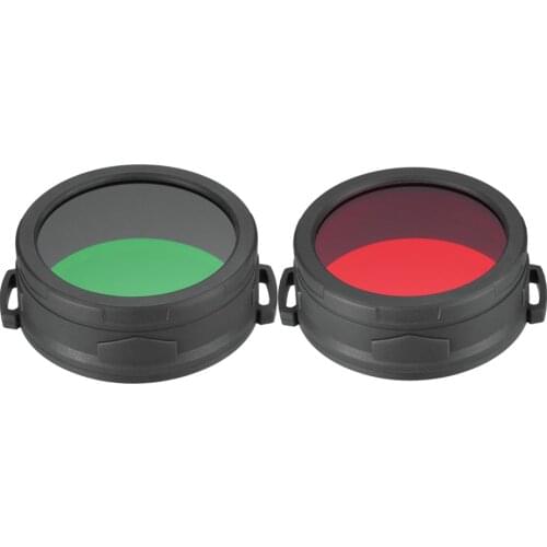 NITECORE NFR65 NFG65 Filter 65mm Flashlight Torch Green Red Filter for P30i