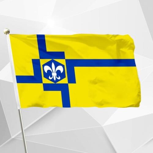 Netherlands Lelystad Flag 150X90cm (3x5FT) 120g 100D Free Shipping