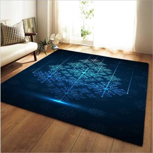 Snowflake Pattern Print Carpet For Living Room Large Area Soft Rug Child Baby Bedroom Mats/Carpet Decor Rugs Home Game Crawl