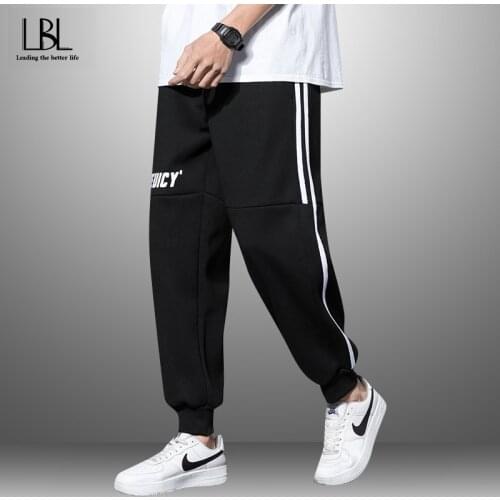 Mens Korean Harem Pants 2021 New Japanese Streetwear Joggers Harajuku Sweatpants Hip Hop Casual Trousers Male Hip Hop Tracksuit