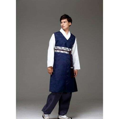 Mens Hanbok Dress Custom Korean Tradtional Man Hanbok National Party Suit