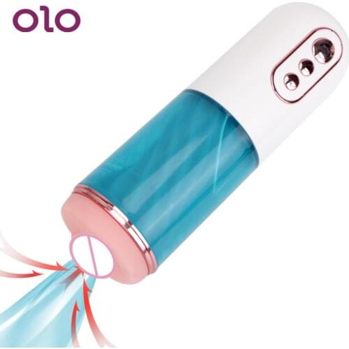 7 Adjustable Telescopic Modes Male Masturbation Cup Male Masturbator Vibrator Automatic Rotation Real Vagina for Men