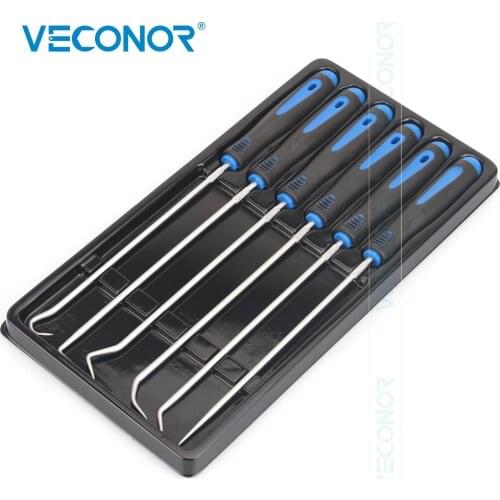 6PCS Pick Hook Set Durable Extra Long O-Ring and Seal Remover Craft Hobby Tool Color Randomly
