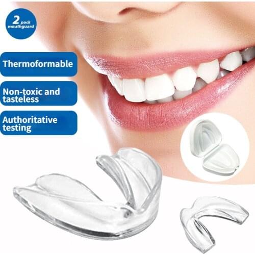 New 2021 EVA Food Grade Anti Molars Transparent Mouthguard Teeth Braces Night Guard Dental Grills Body Jewelry for Child & Adult