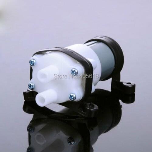 NEW 2pcs 3-12v,large head 1-25M,385 Diaphragm pump, flow 2-3L/min,Micro-circulation, Washing water pump/ Oil pump